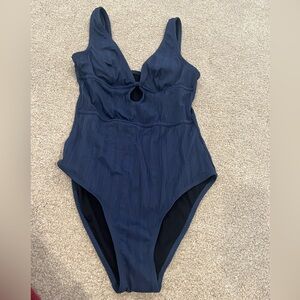 Navy One Piece Swimsuit